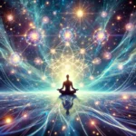 Exploring The Deeper Connections in Just Love Her meditative-figure-energy-waves