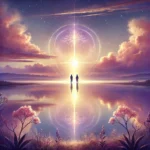 The Divine Love of Her serene-landscape-twilight-tranquil-lake-sky