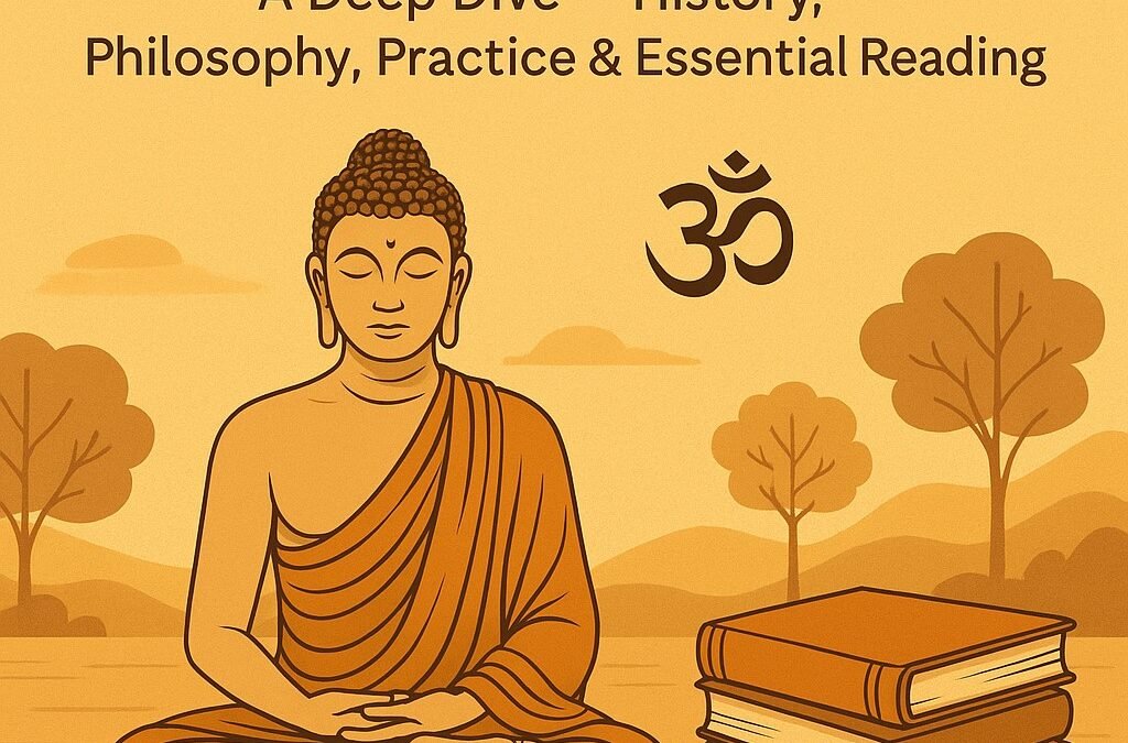 🕉️ Buddhism: A Deep Dive — History, Philosophy, Practice & Essential Reading